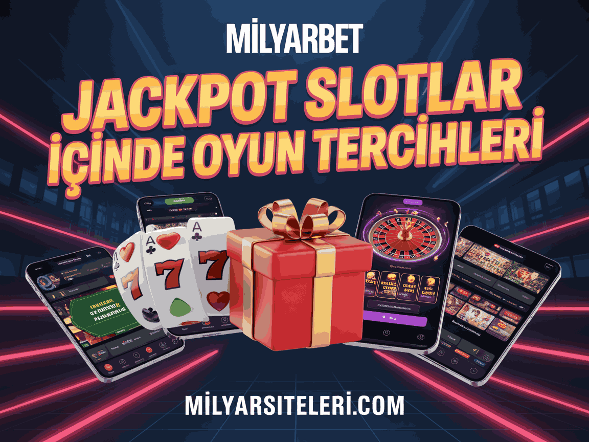 Milyarbet Jackpot Slotlar İçinde Oyun Tercihleri